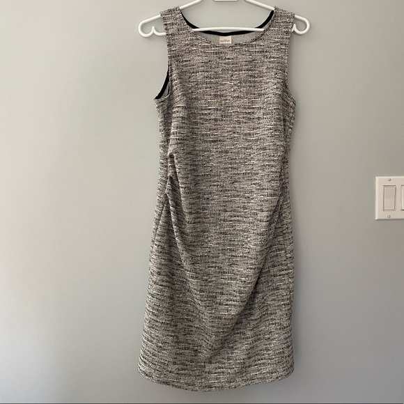 NWOT Maternity KAILEIGH Morton Textured Fitted Workwear Dress - Picture 3 of 6